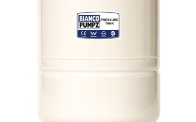 BIA-BPT-24 – Bianco Pressure Tank 24 Litre Vertical Almond 4 Bar Pre-Charge