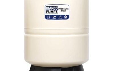 BIA-BPT-60 – Bianco Pressure Tank 60 Litre Vertical Almond 4 Bar Pre-Charge