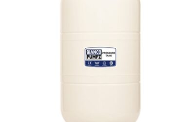 BIA-BPT-450 – Bianco Pressure Tank 450 Litre Vertical Almond 4 Bar Pre-Charge