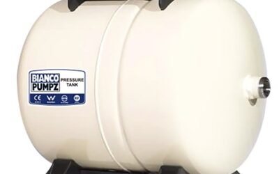 BIA-BPT-24H – Bianco Pressure Tank 24 Litre Horizontal Almond 4 Bar Pre-Charge