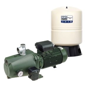 Description Self Priming Single and Multistage Cast Iron Jet Pressure Systems 1.47kW, 2.0hp, 240V, max hd 41m, max flow 175L/m Ports 1 1/2" BSPF In, 1 1/4” BSPF Out Bianco Tanks are highly constructed pressure tanks suitable for most domestic and commercial applications. Nominal volume: 60L Nominal Draw-off: 18L Continuous max. temp 90°C Continuous max. pressure: 10 Bar (145PSI) Pre-charge: 4 Bar (58PSI) Diameter: 390 mm Height: 592mm Net Weight: 9.4Kg System Connection: GI Colour: Almond